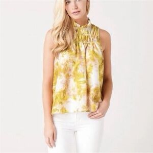 JOIE Limited Edition Women's Sleeveless Top Ruffled Neck Size XL - NWT $198